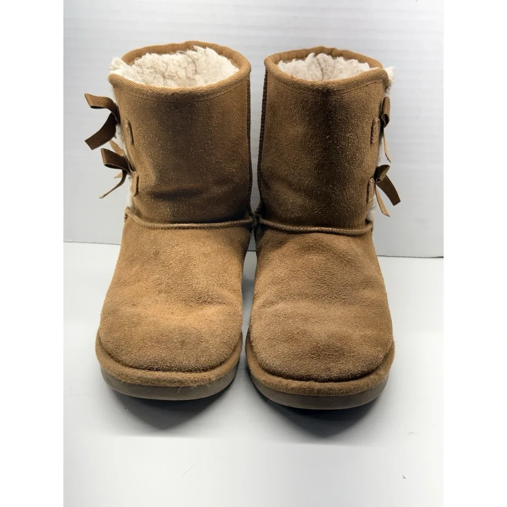 Koolaburra By UGG Women's US 4‎ Victoria Short Chestnut Faux Fur Boots